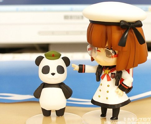 粘土人 #096-A 魔法海军陆战队くせる☆まりたん じえいたん  海洋版本>