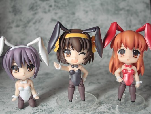 粘土人 #14 凉宫春日的忧郁 长门有希 Pearl ver. Bunny Girl Ver.