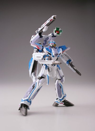 超时空要塞モデラーズ×技MIX 超时空要塞Δ 技MCR11 1/144 VF-31J 齐格フリード ハヤテ机 バトロイドモード
