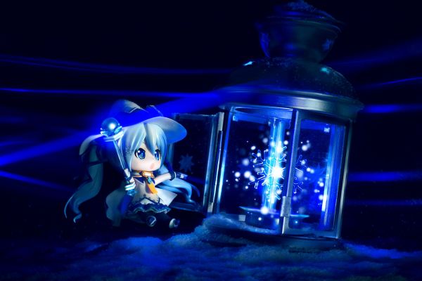 粘土人 #380 初音未来 & 兔子・雪根 雪版本2014