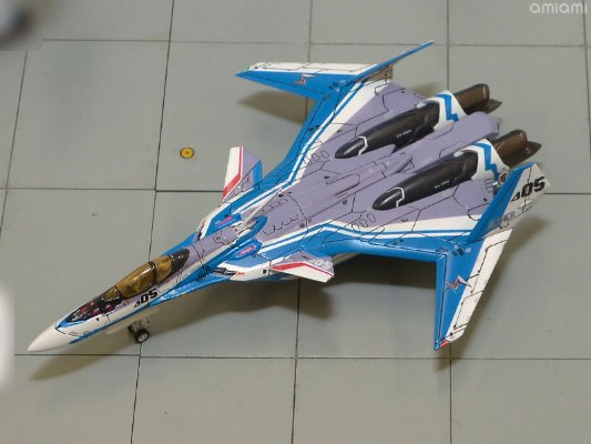 超时空要塞モデラーズ×技MIX 超时空要塞Δ 技MCR10 1/144 VF-31J 齐格フリード ハヤテ机 ファイターモード