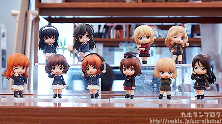 迷你黏土人 少女与战车 五十铃华 