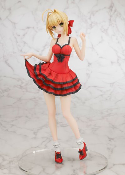 Fate/EXTRA CCC Saber 深红现代服