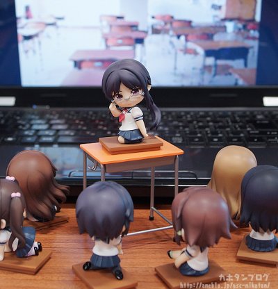 迷你粘土人 写真女友 间咲野野佳