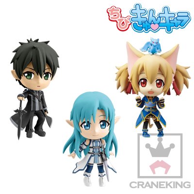 迷你Q角色 刀剑神域 第二季 迷你Q Vol.2 刀剑神域 第二季 西莉卡&毕娜