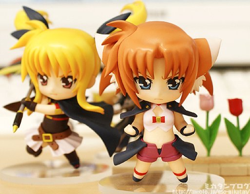 迷你黏土人 魔法少女奈叶MOVIE 1st 菲特 Barrier Jacket 