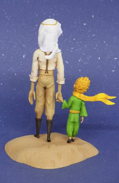 星の王子さま 飞行士&星の王子さま 