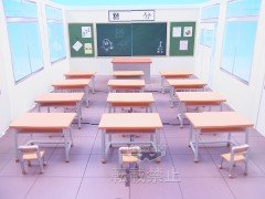 教室6个分のステージSET