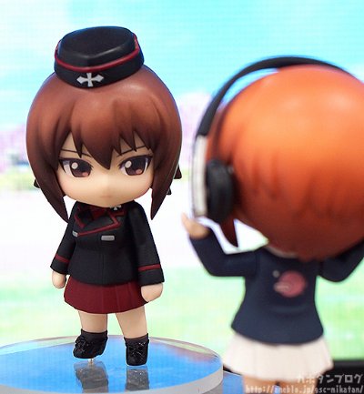 迷你黏土人 少女与战车 西住美穗 