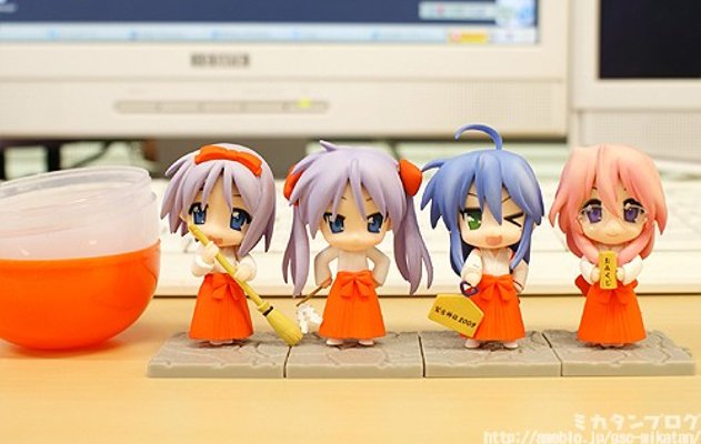 Nendoroid Petit Lucky Star Onenga Set Capsule Ver. 幸运星 泉此方 Onenga Orange 