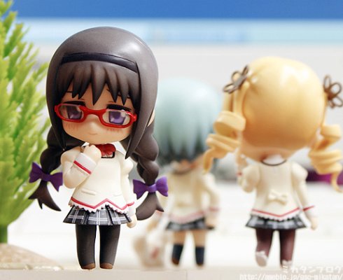 迷你黏土人 魔法少女小圆 巴麻美 