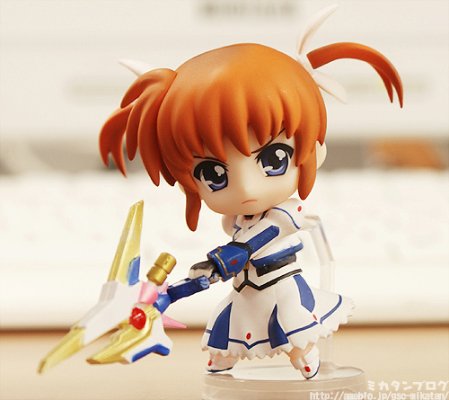 迷你黏土人 魔法少女奈叶MOVIE 1st 高町奈叶 Barrier Jacket 