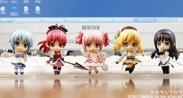 迷你黏土人 魔法少女小圆 晓美焰 