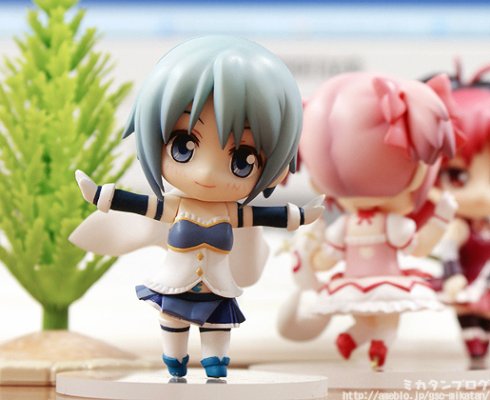 迷你黏土人 魔法少女小圆 鹿目圆香&キュゥべえ 