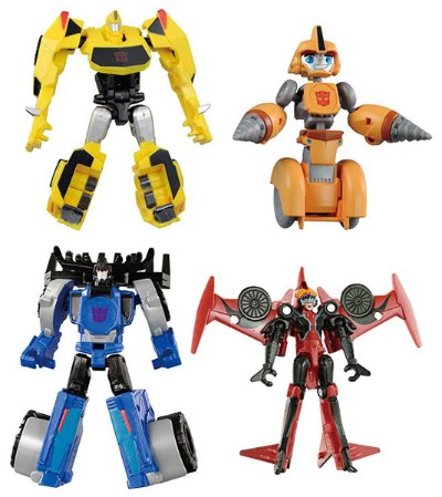 变形金刚 冒险 TAV48 EZコレクション チームバンブルビーVS雷鸟フーフSET