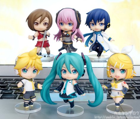 迷你黏土人 初音未来 りにゅーある VOCALOID 初音未来 V3 