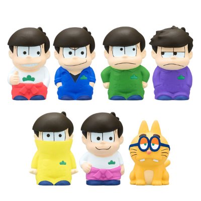 Bandai 食玩 糖糖トイ ｿﾌﾋﾞｺﾚｸｼｮﾝ おそ松さん ソフビ 手办 おそ松さん 松野一松 