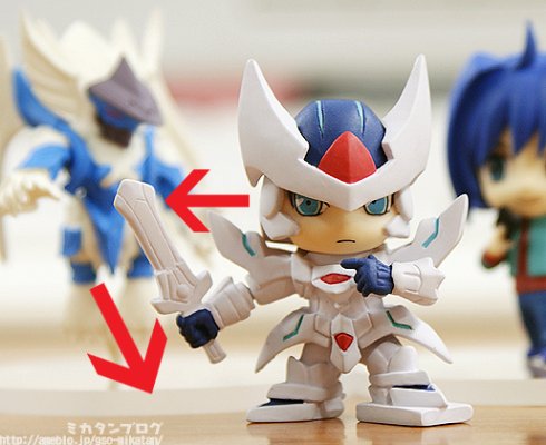 黏土人 ぷらす カードファイト!! 梵ガード 狂风剑士 