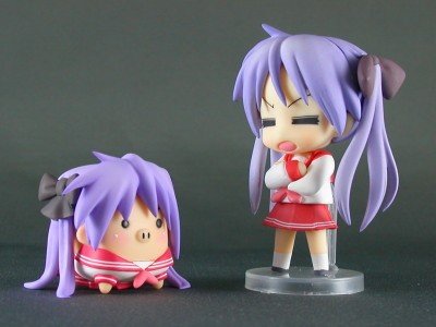 迷你黏土人 幸运星 柊镜 School Uniform 