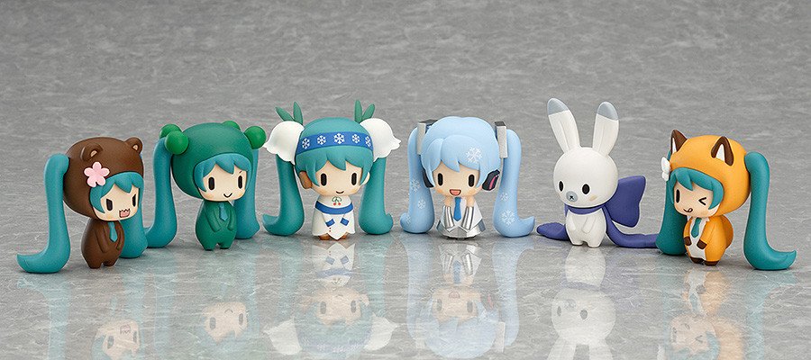 黏土人 ぷらす VOCALOID 初音未来 エゾヒグマ 