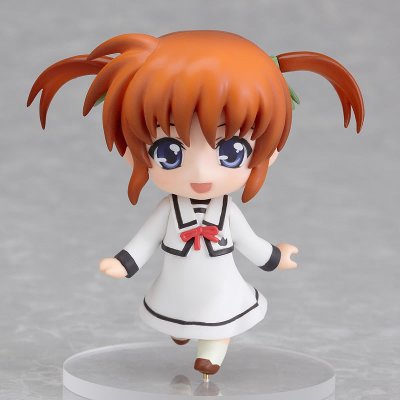 迷你黏土人 魔法少女奈叶MOVIE 1st 高町奈叶 School Uniform 