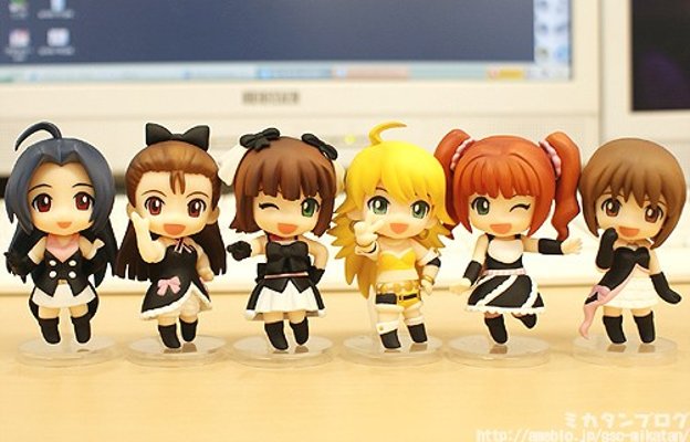 黏土人 ぷち 偶像大师 萩原雪歩 Gothic Princess 02 