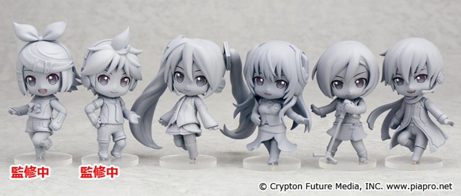 迷你黏土人 初音未来 りにゅーある VOCALOID 初音未来 V3 