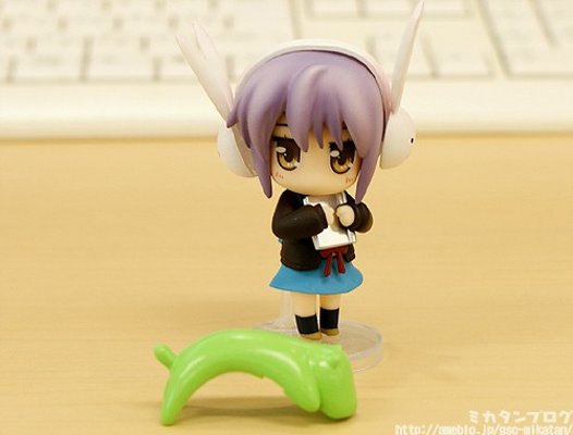 迷你黏土人 凉宫春日ちゃんの忧郁 长门有希 Haruhi-chan 