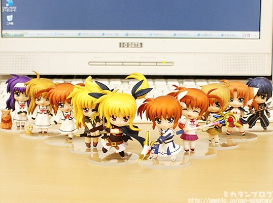 迷你黏土人 魔法少女奈叶MOVIE 1st 菲特 Casual Clothes 