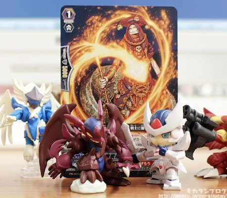 黏土人 ぷらす カードファイト!! 梵ガード ブレイジングフレア・龙 