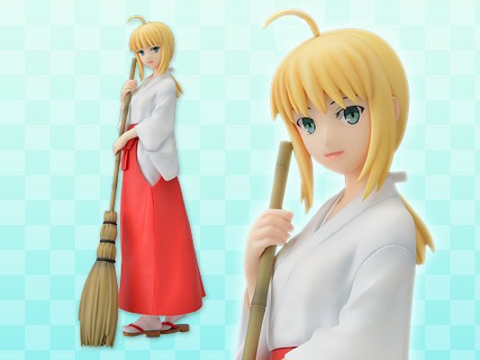 PM 手办 Fate/Hollow Ataraxia SABER 巫女服Ver.