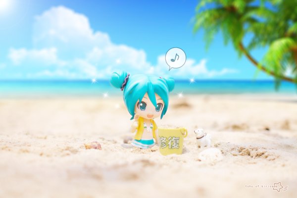 粘土人 #261 VOCALOID 初音未来 浴衣版