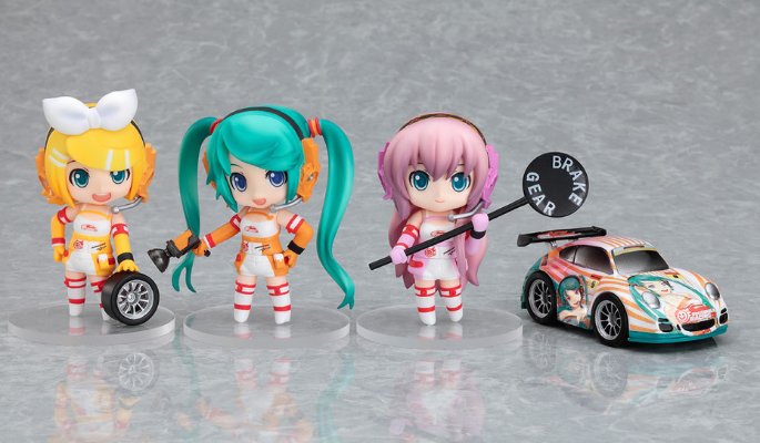 迷你黏土人 GOOD SMILE Racing&VOCALOID 巡音ルカ RQ 2 Ver. 