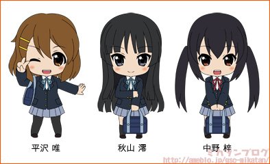 迷你黏土人 轻音少女！ 秋山澪 
