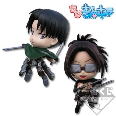 ちびきゅんｷｬﾗ 一番赏 进击的巨人～飞べ!调査兵団!!～ 进击的巨人 リヴァイ 