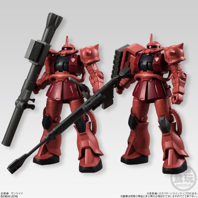 高达 ユニバーサルユニット 高达：THE ORIGIN MS-06S指挥官用ザクII夏亚・阿兹纳布尔机 バズーカ装备 