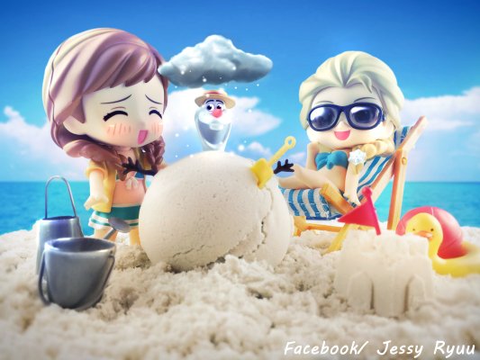 粘土人#550 冰雪奇缘 安娜