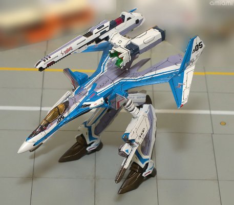 超时空要塞モデラーズ×技MIX 超时空要塞Δ 技MCR12 1/144 VF-31J 齐格フリード ハヤテ机 2モードSET