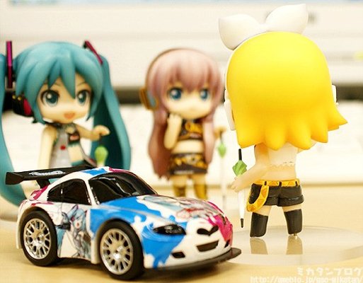 Miku GT Pull-Back Mini Car