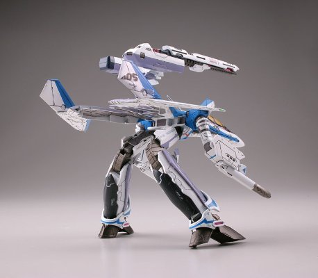 超时空要塞モデラーズ×技MIX 超时空要塞Δ 技MCR12 1/144 VF-31J 齐格フリード ハヤテ机 2モードSET