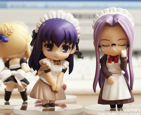 迷你黏土人 フェイト／ホロウアタラクシア SABER Maid ver. 