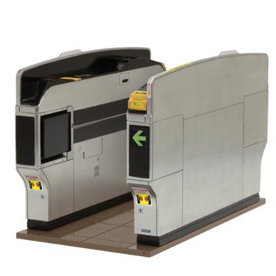 光る自动改札机手办