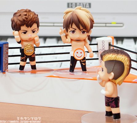 迷你黏土人 新日本プロレスリング 棚桥弘至 Karuwaza Online Limited ver. 