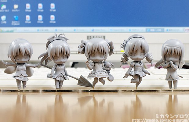 迷你黏土人 魔法少女小圆 美树沙耶香 