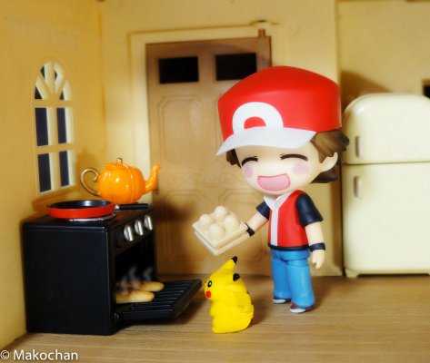 粘土人 精灵宝可梦 小赤 冠军