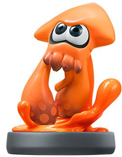 amiibo 斯普拉遁 墨灵 乌贼 橙色