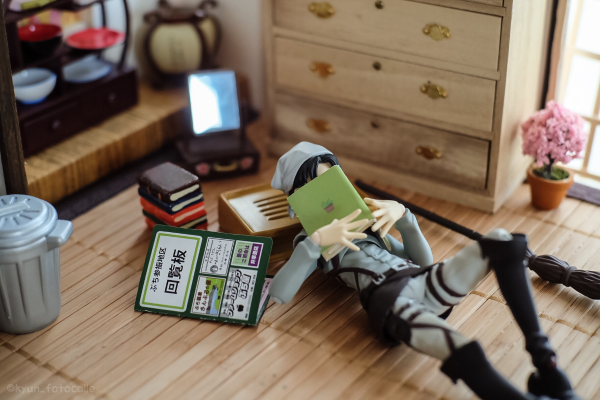 figma #EX-20 进击的巨人 利威尔 扫除ver.