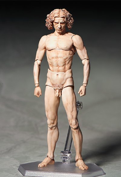 figma#SP-075 桌上美术馆 维特鲁威人体图