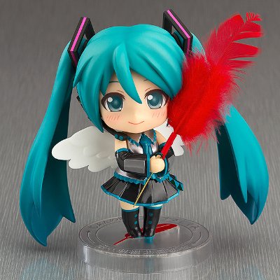 粘土人搭配 VOCALOID 初音未来 红羽毛共同募金运动 创设70年 记念コーデ