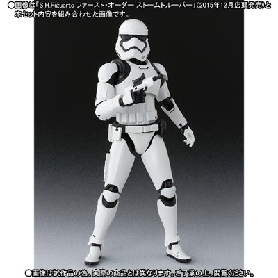 S.H.F 星球大战 : フォースの覚醒 ファースト・オーダー・ストームトルーパー ヘビー铳士 
